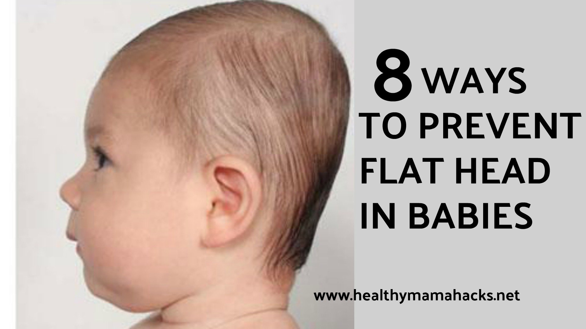 Fixing flat spot store on baby's head