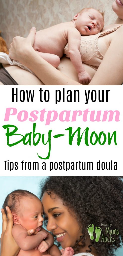 What is a postpartum baby-moon and why should plan one? Plus... step-by-step planning help for creating your own 15-day postpartum baby moon vacation with your newborn! #babymoon, #postpartum, #postpartumbabymoon 