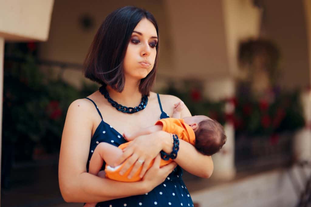 Frustrated mama thinking "when do babies sleep through the night?"